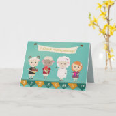 ЗДнемнародження - Gelukkige Verjaardag in Kaart (Gele Bloem)