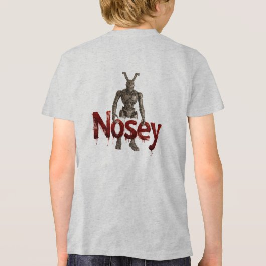 Легендарный Ужас Эхолокации Аниматроника Нози Tri-Blend Shirt (Achterkant)