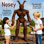 Легендарный Ужас Эхолокации Аниматроника Нози Tri-Blend Shirt