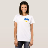 Любіть Ук р а ї н у (Love Ukraine) T-shirt (Voorkant volledig)