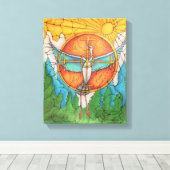 М а нтани80000000000000000000000000000000000000000 canvas afdruk (Insitu (Houten vloer))