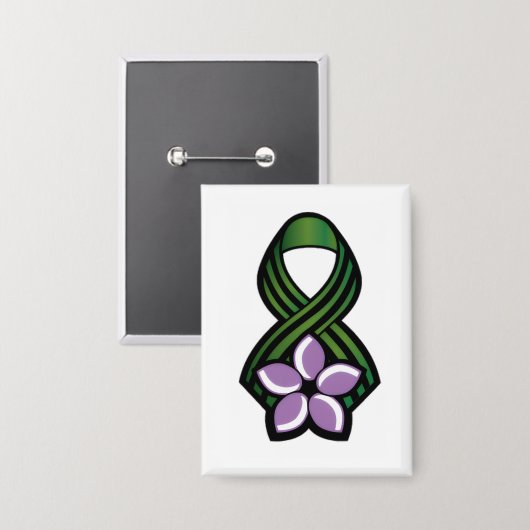 Наталијина Рамонда Button (Voorkant / Achterkant)