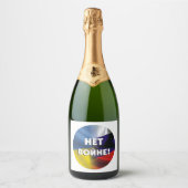 Н е в о й . Geen oorlog tussen Rusland en Oekraïne Sparkling Wijnetiket (Voorkant)