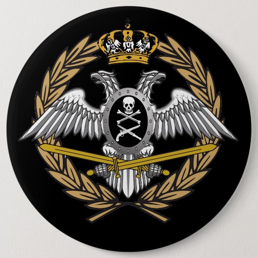 Равногорски Покрет Ronde Button 6,0 Cm (Voorkant)