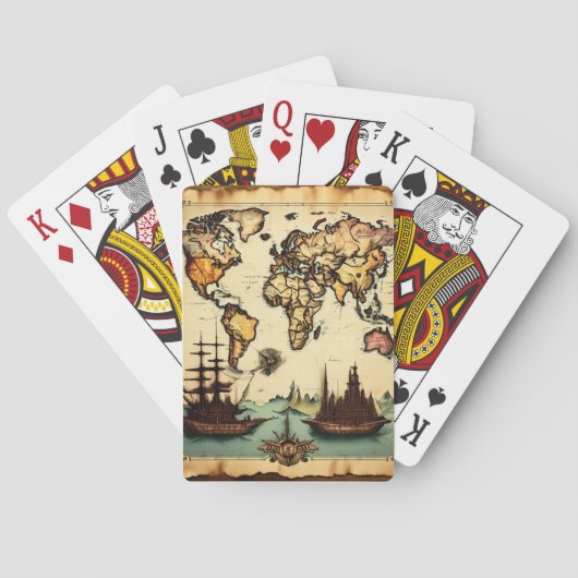 Рубашка "Эпоха Великих Открытий" Pokerkaarten (Achterkant)