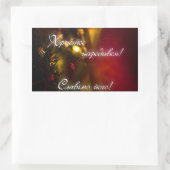 Р і нд - Kerstserie - Kerstя Rechthoekige Sticker (Tas)