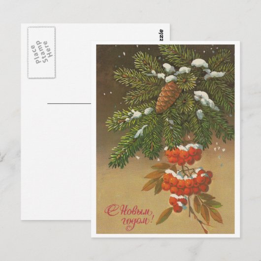 С Н ы м в ... о ...г! Briefkaart (Voorkant / Achterkant)