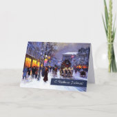 С Н ы м в. о. kerstKaarten in het Russisch Feestdagen Kaart (Voorkant)