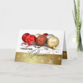 С Н ы м в. о. Nieuwjaarskaart in het Russisch Feestdagen Kaart (Voorkant)