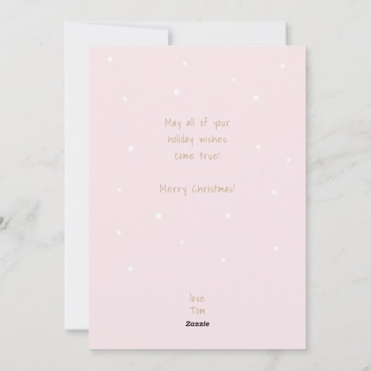 С С hristmas С ocaca Mok Feestdagenkaart (Achterkant)