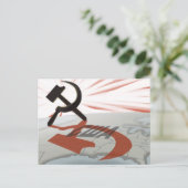 "С Ш А" BRIEFKAART (Staand voorkant)