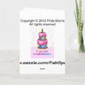 С днём рожд е н и я kaart (Achterkant)