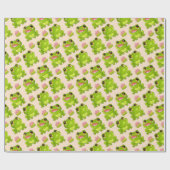 С cartoon kikkers cadeaupapier (Vlak)