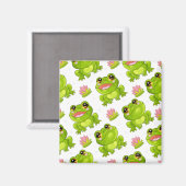 С cartoon kikkers magneet (Voorkant / Achterkant)