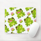 С cartoon kikkers muismat (Met muis)