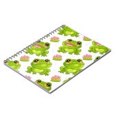 С cartoon kikkers notitieboek (Linkerzijde)