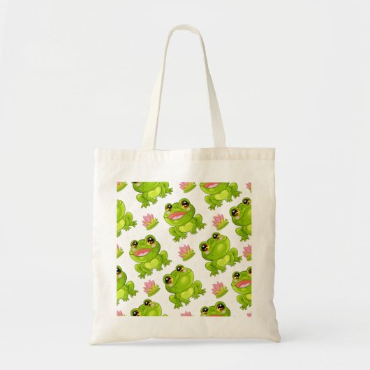 С cartoon kikkers tote bag (Voorkant)
