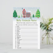 С hristmas Baby Animals Naam baby shower