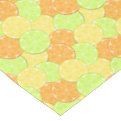 С limoen, sinaasappel tafelkleed (Gekanteld)
