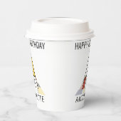 С ol Neoplasticisme Style Monogram. Brief A Papieren Bekers (Links)