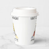 С ol Neoplasticisme Style Monogram. Brief A Papieren Bekers (Rechts)