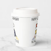 С ol Neoplasticisme Style Monogram. Brief B Papieren Bekers (Links)