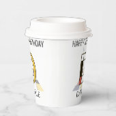 С ol Neoplasticisme Style Monogram. Brief D Papieren Bekers (Rechts)