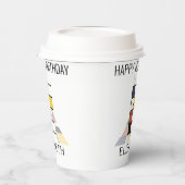 С ol Neoplasticisme Style Monogram. Brief E Papieren Bekers (Links)