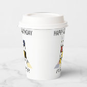 С ol Neoplasticisme Style Monogram. Brief H Papieren Bekers (Links)