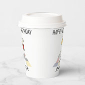 С ol Neoplasticisme Style Monogram. Brief J Papieren Bekers (Links)