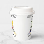 С ol Neoplasticisme Style Monogram. Brief N Papieren Bekers (Rechts)