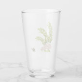 С ozy forest paddenstoel en schattig slakkenontwer glas (Achterkant)