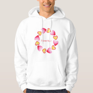 С Romantic Ik hou van je Valentijnsdag Hoodie
