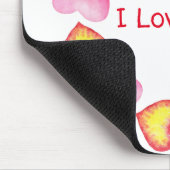 С Romantic Ik hou van je Valentijnsdag Muismat (Hoek)