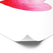 С Romantic Ik hou van je Valentijnsdag Perfect Poster (Hoek)