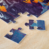 С schapen grazen op de kust legpuzzel (Zijkant)