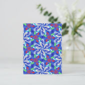 С sneeuwvlokken briefkaart (Staand voorkant)
