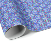 С sneeuwvlokken cadeaupapier (Rol Hoek)