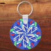 С sneeuwvlokken sleutelhanger (Voorkant)