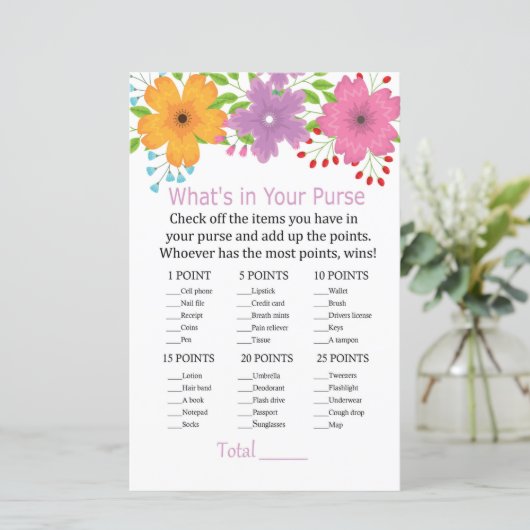 С Stomme bloemen Wat is er in je paardenspel? (Staand voorkant)