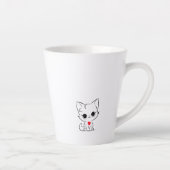 С ute kitten, Milk lover, rood hart Latte Mok (Rechts)