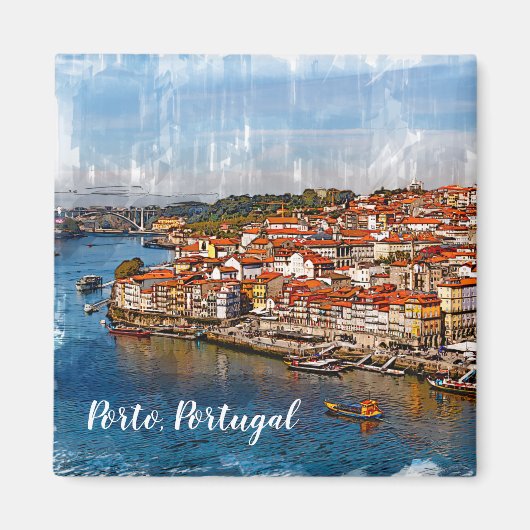 С van Porto, Douro. Portugal. Magneet (Voorkant)