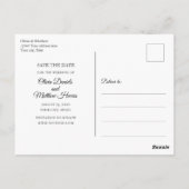 Сactus & succulent. Moderne botanische Save the Da Briefkaart (Achterkant)