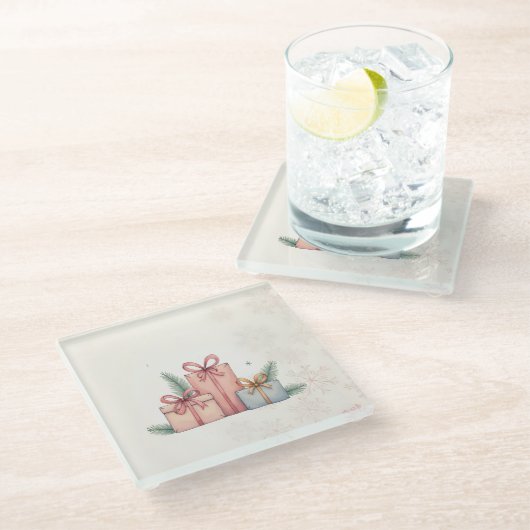 СKerstmis mok onderzetters (Schuin)