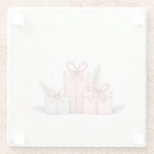 СKerstmis mok onderzetters (Achterkant)