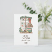 Сkerstpatronen van Alexandra Dikaia Feestdagenkaart (Staand voorkant)