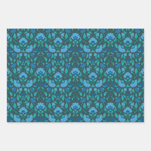 Сkorenbloempatroon Inpakpapier Vel (Voorkant 3)