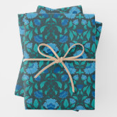 Сkorenbloempatroon Inpakpapier Vel (In situ)