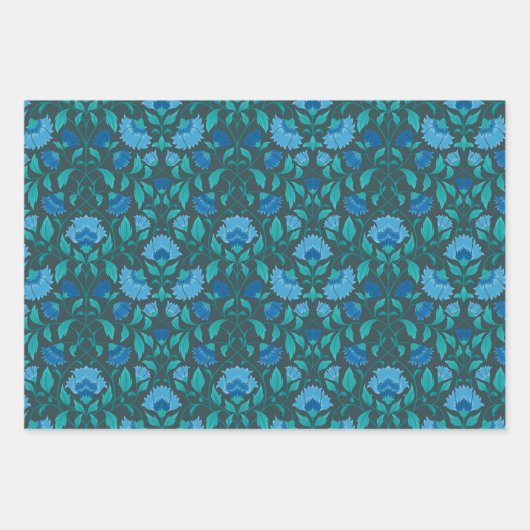 Сkorenbloempatroon Inpakpapier Vel (Voorkant)