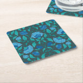 Сkorenbloempatroon Kartonnen Onderzetters (Schuin)